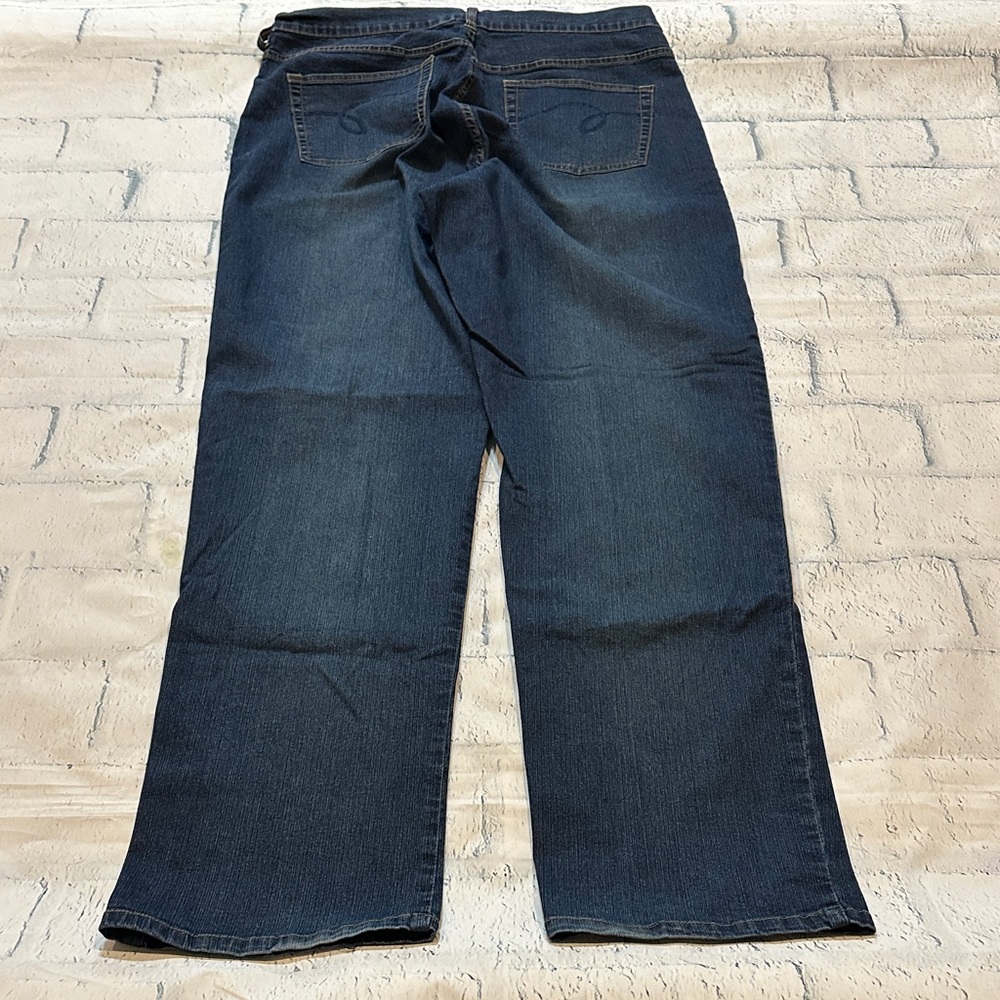 Avenue Dark Tall Blue Straight leg Women's Jeans - Picture 11 of 11